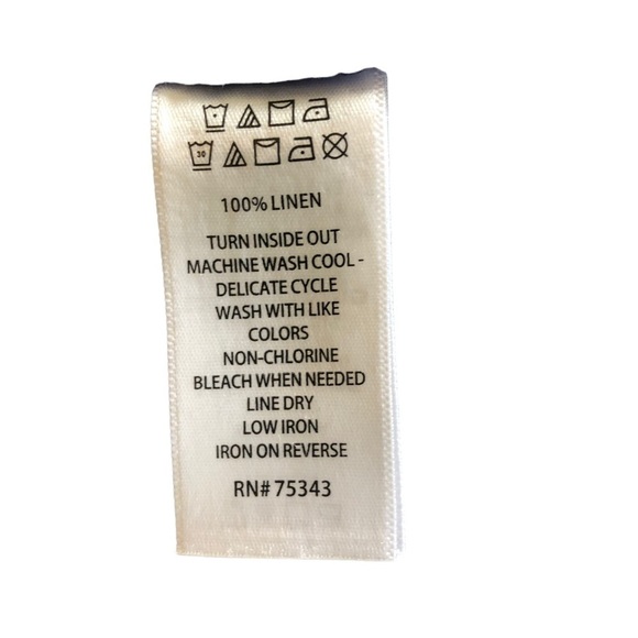 Artisan NY Embroidered Linen Shift Dress Women 8 Light Blue and Darker Embroider - Picture 8 of 8